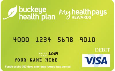 Buckeye health plan rewards - Take charge with special programs and rewards. My Health Pays™ - Earn up to $125. Ambetter from Buckeye Health Plan rewards your healthy choices through our My Health Pays incentive program. Earn up to $125 on your My Health Pays card for: • Completing your online Welcome Survey ($50) • Getting your Annual Wellness Exam ($50)